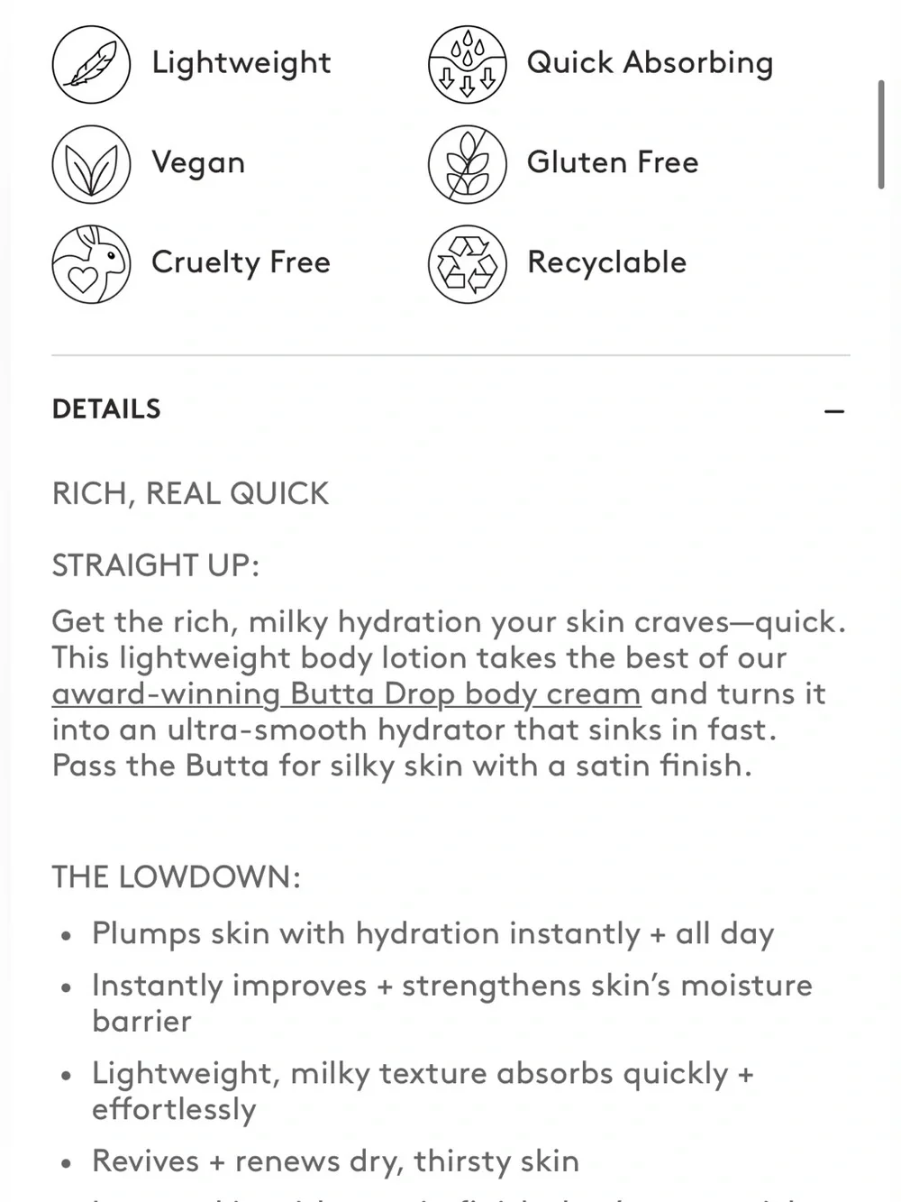 NIB Fenty Beauty Body Milk